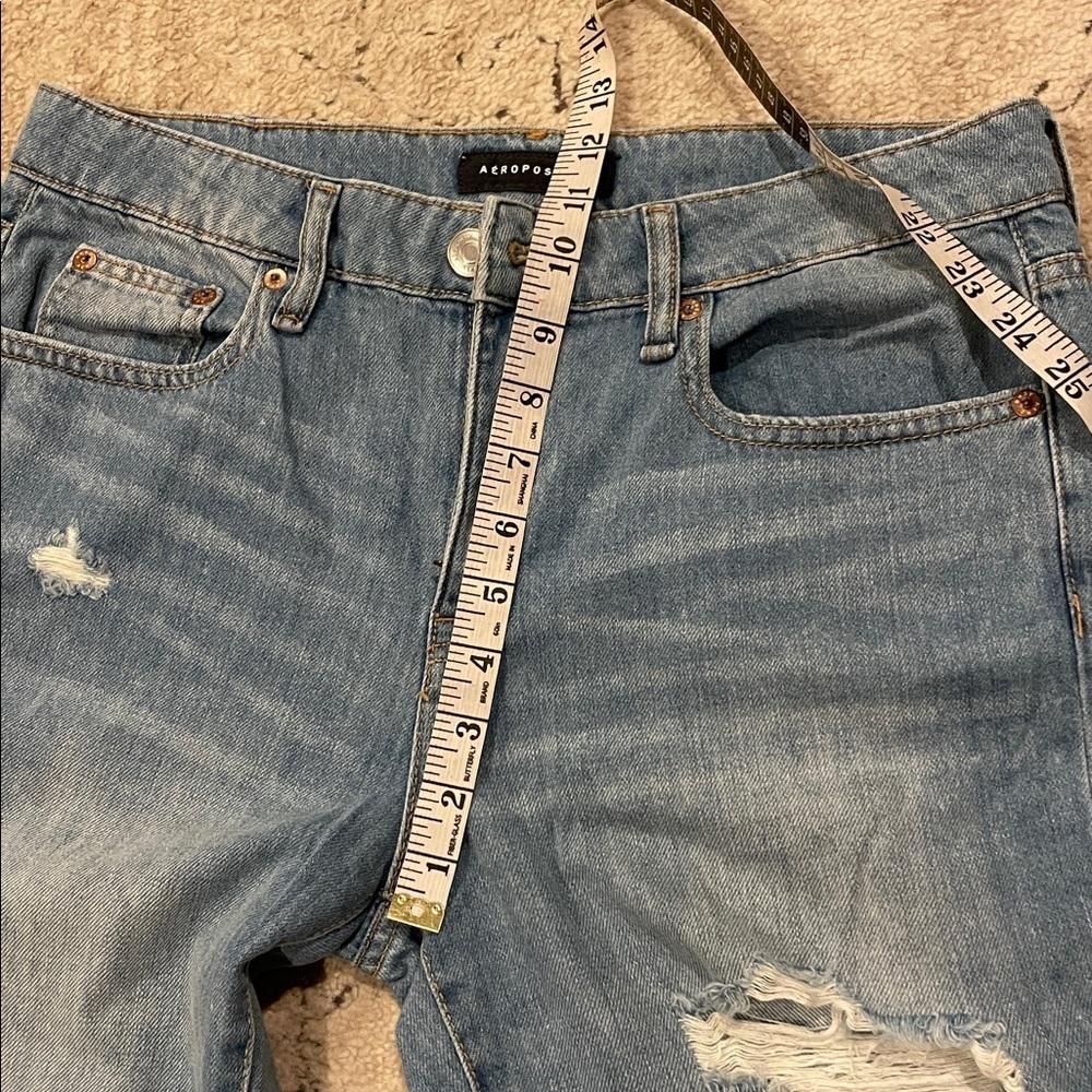 Aeropostale Women's Light Blue Boyfriend Jeans - Picture 17 of 17